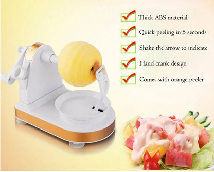 Apple Peeler Multi-functional Fruit Peeling Machine Automatic Peelers Pear Peeling Zesters Vegetable Potato Cutter Slicer