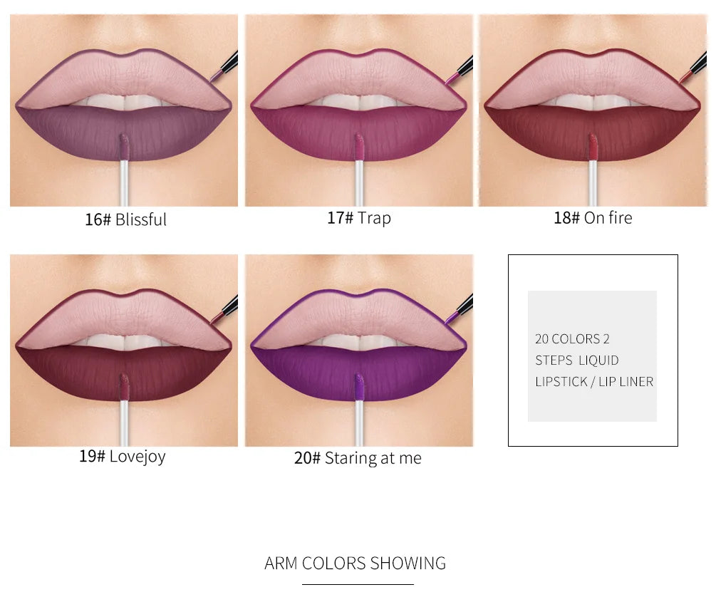 ON SALE - Double Head Lipgloss Plus Lip Liner.