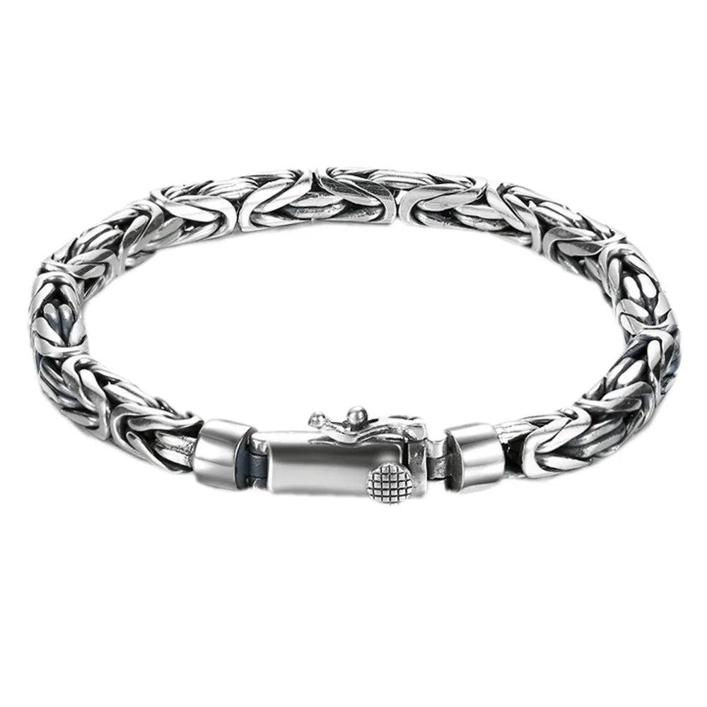 Pure Silver Bracelet for Woman and Man Handmade