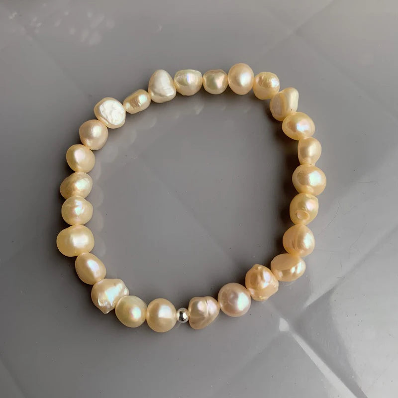 Product Description and Features for 7-8mm Baroque Pearl Bracelet