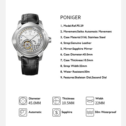 PONIGER Luxury Brand Men&