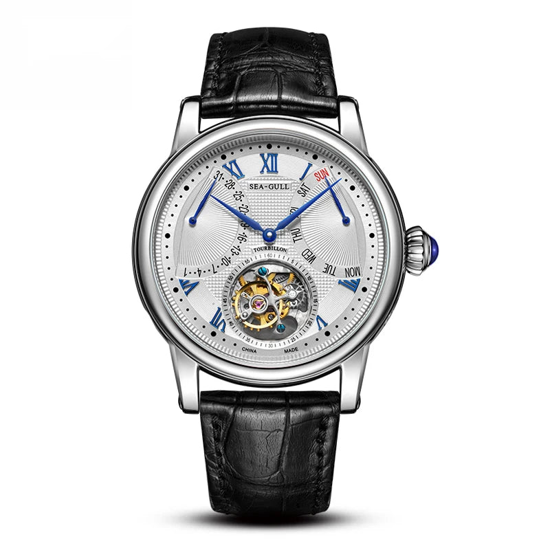 Seagull Men Watch Manual Tourbillon Mechanical.