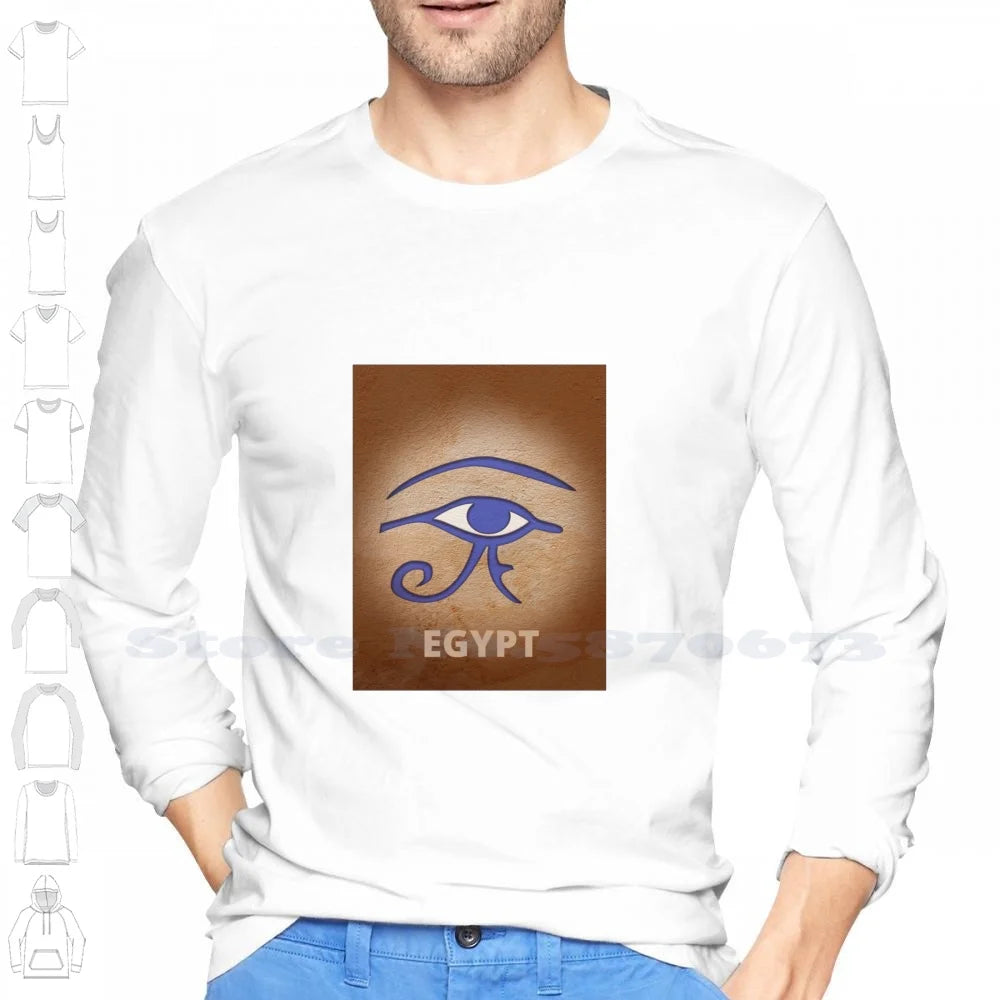 Horus Eye Egyptian Sympol 100% Cotton T-Shirt.