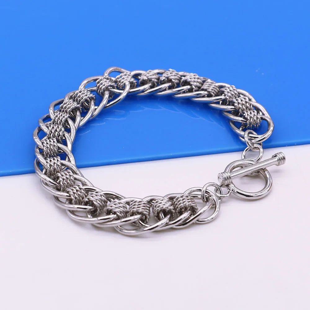 Fashion men jewelry;Solid 925 Silver bracelet for Men.