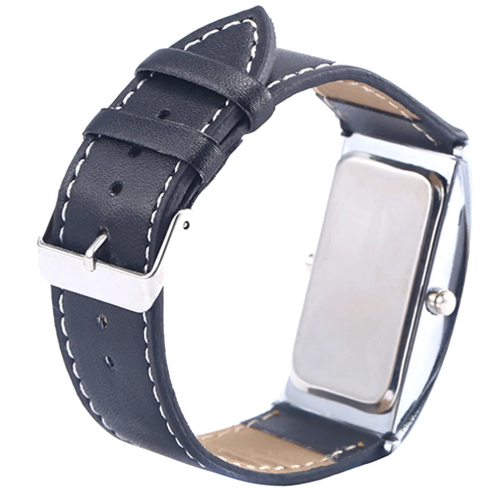 Mens Watches Top Luxury LED Digital Date Rectangle.