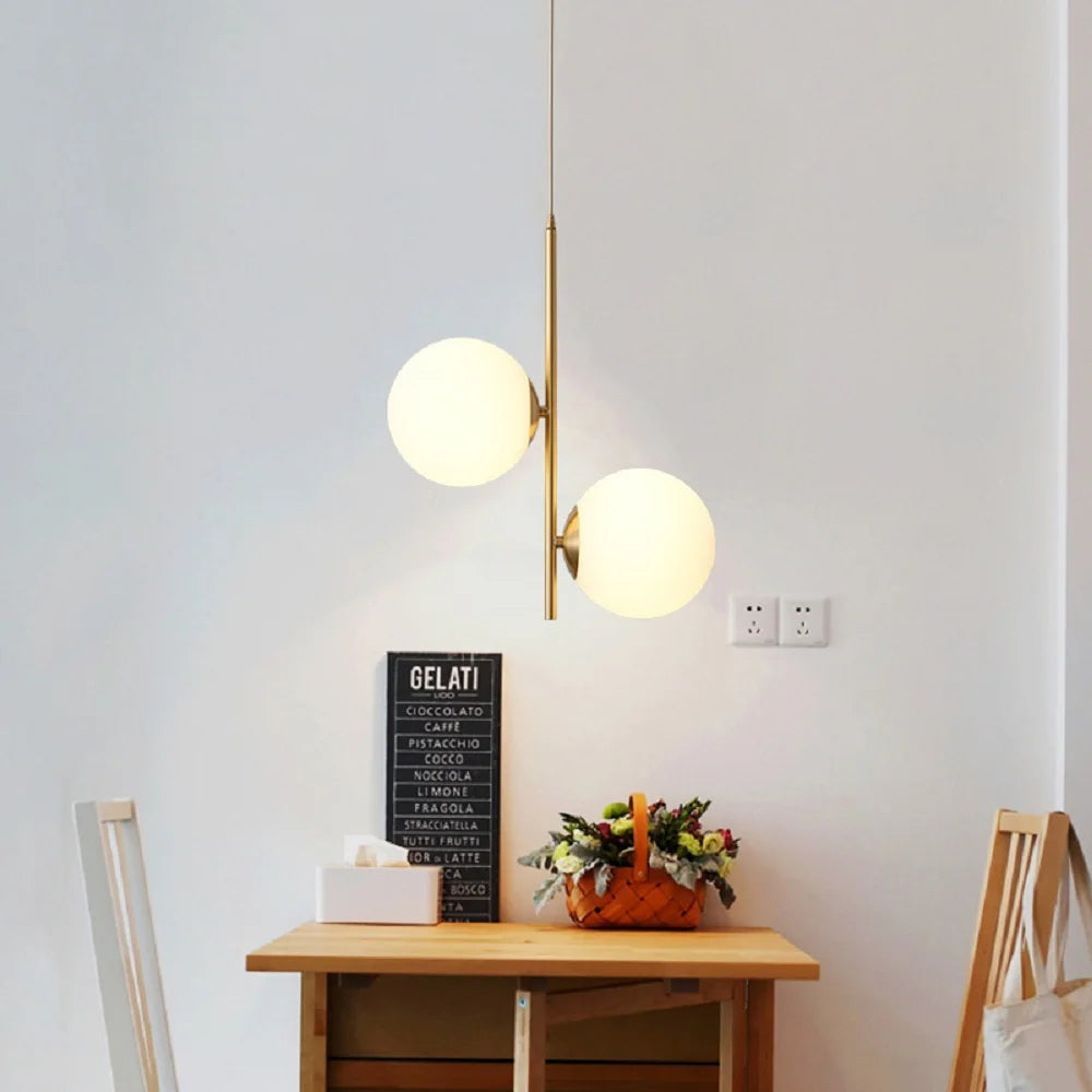 Modern Copper Restaurant Pendant Light.