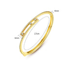 Donia Jewelry Fashion micro-set AAA hollow zircon ladies fashion bracelet personality exaggerated jewelry gift