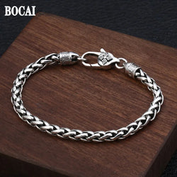 Silver Fashion Rope Bracelet for unisex.