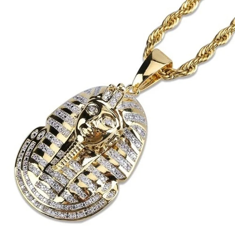 Ancient Egypt Pharaoh Pendant Necklace for Men.