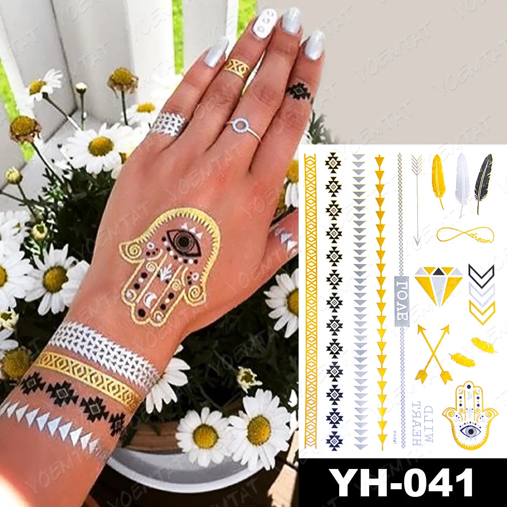 Waterproof Temporary Tattoo Sticker Egypt Goddess