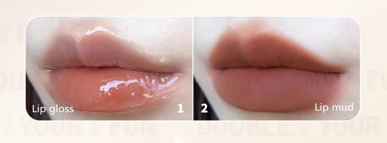 &amp;nbsp;Double-Headed Two Effect Lip Glaze