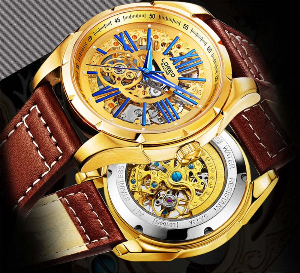 LOREO Mens Watches Top Brand Luxury.