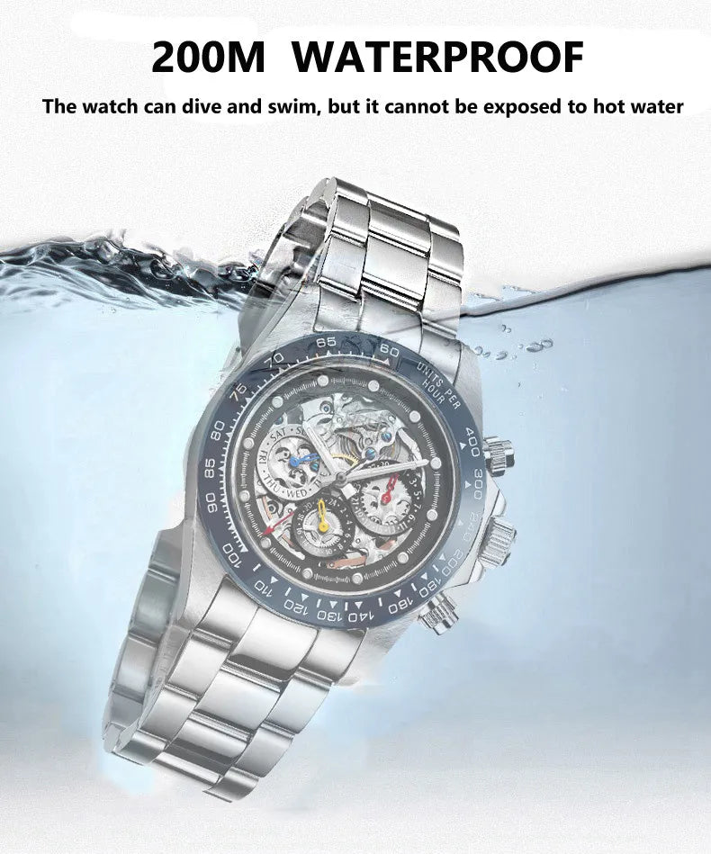 LOREO Luxury Brand Automatic Mechanical Male Business.