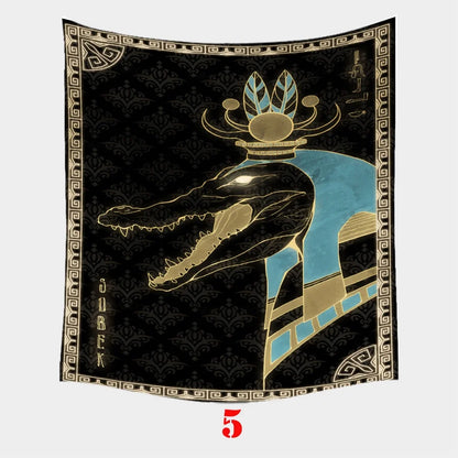 Egyptian Mythology Printed Tapestry