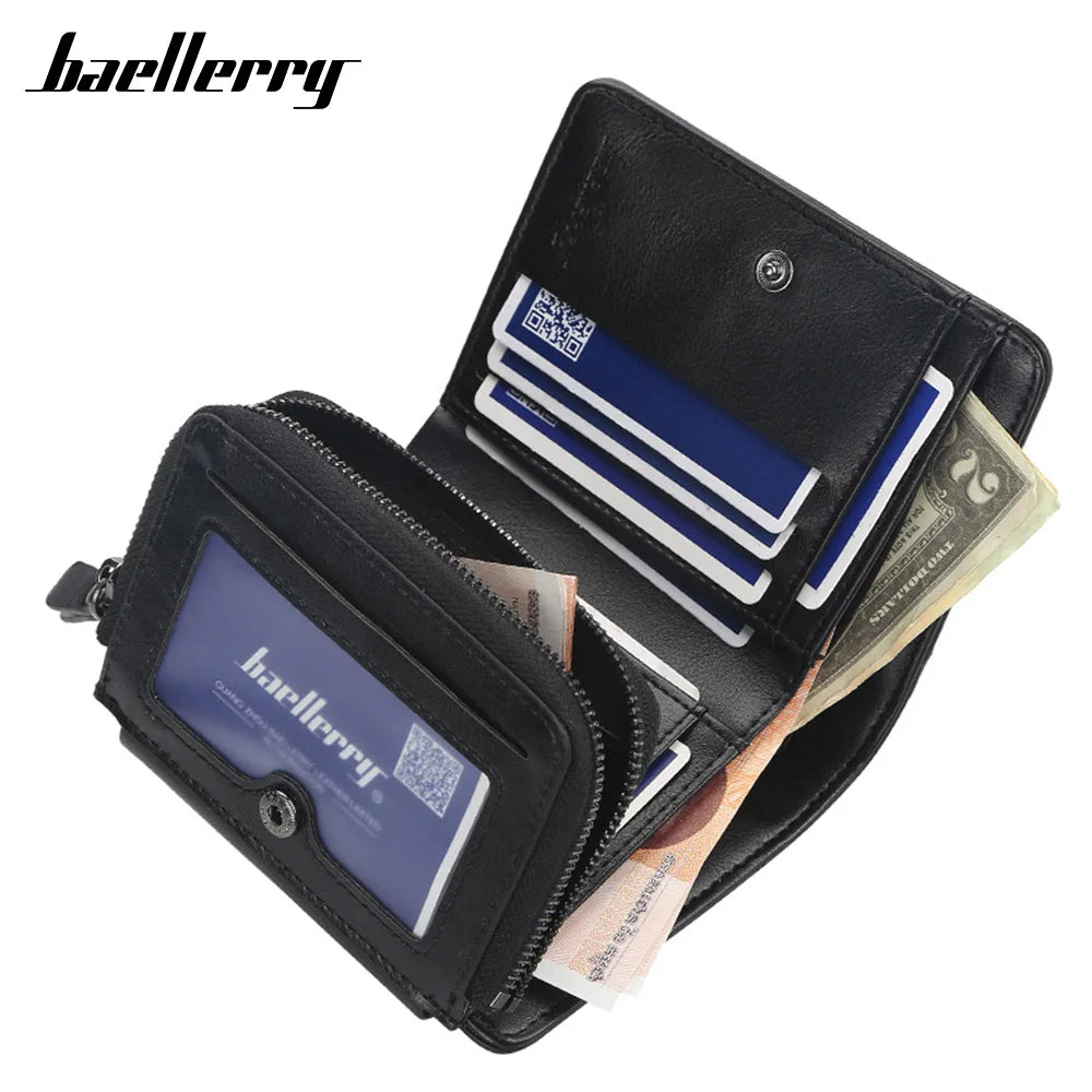 Men Wallets Name Engraving High Quality.