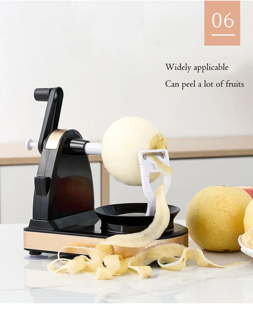 Apple Peeler Multi-functional Fruit Peeling Machine Automatic Peelers Pear Peeling Zesters Vegetable Potato Cutter Slicer