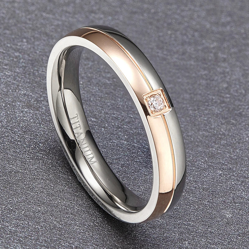 TUNGSTEN Women's Titanium Ring, a symbol of simplicity and romance in couple.