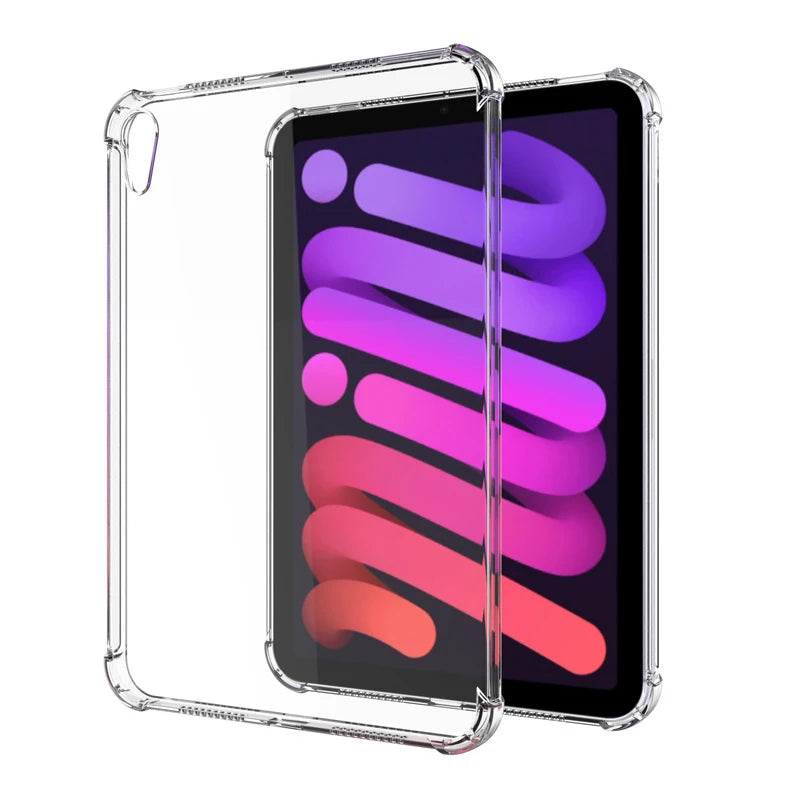 Transparent Silicone Case for iPad Mini 6 Cover Shockproof