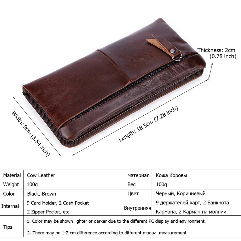 Hot Sale Men's Wallet Genuine Leather Men.