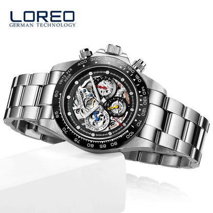 LOREO Luxury Brand Automatic Mechanical Male Business.