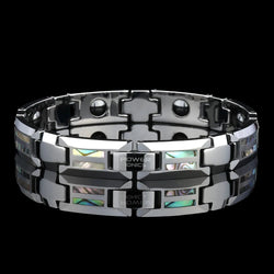 Magnetic Bracelet Men Luxury Natural Shell.