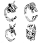 Cute Cat and Dog Pet Rabbit Ring.