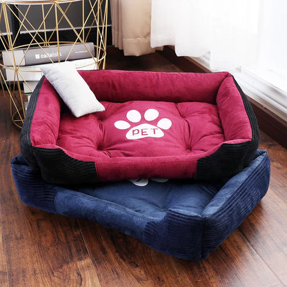 Warm Bone Pet Dogs Bed Washable House Cat Puppy Cotton Kennel Mat Soft Nest Dog Baskets Pet Products For Small Medium Large Dog 1