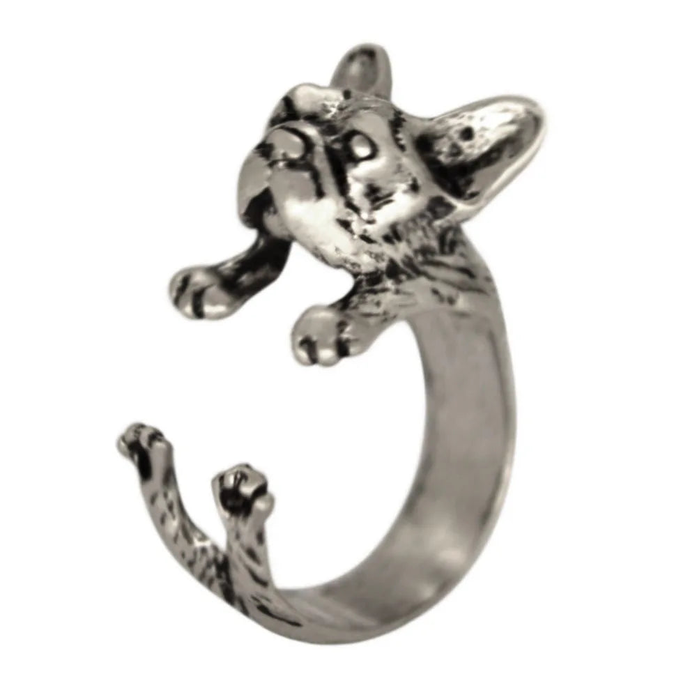 Animal Rings - French Bulldog for Women