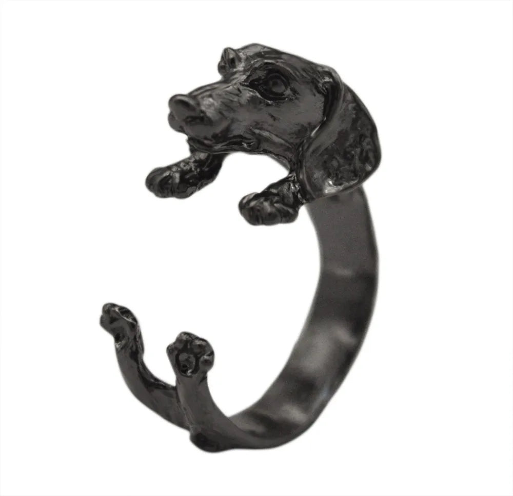 Handmade Dog Puppy Animal Rings for Women.