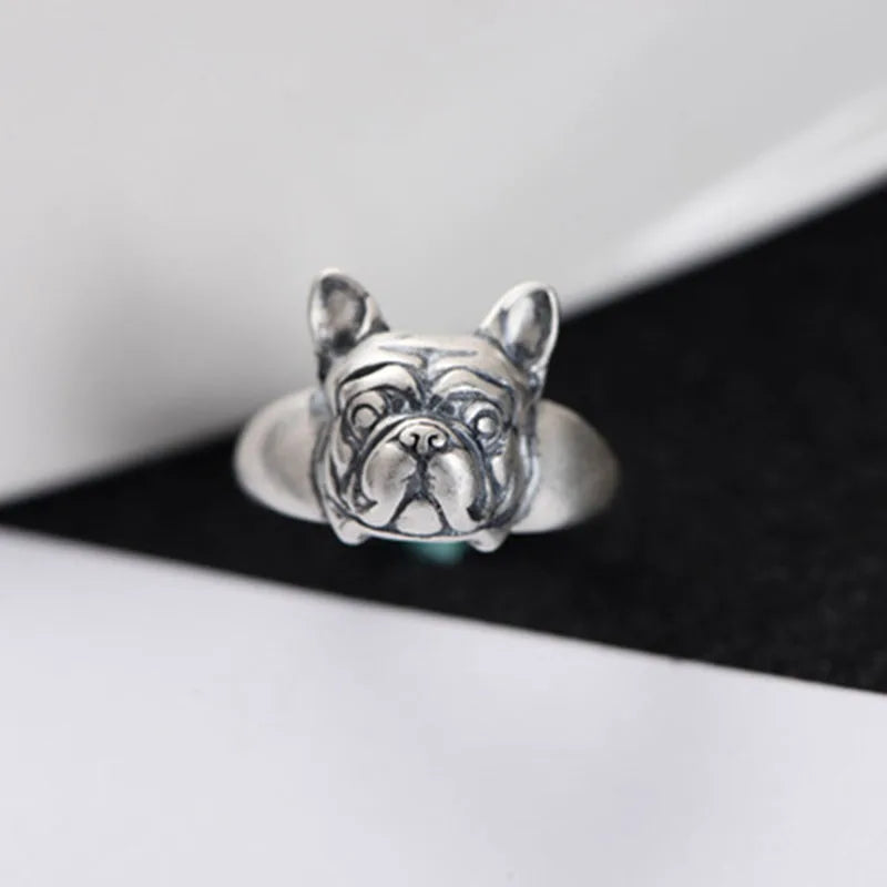 Sterling Silver Loyal Partners French Bulldog.