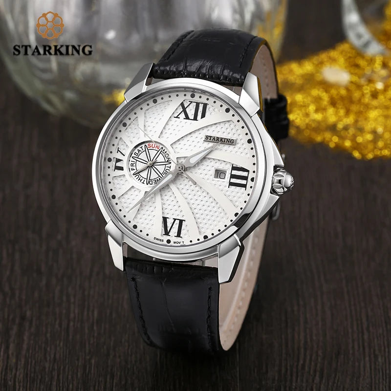 STARKING Men's Luxury Quartz Watch.