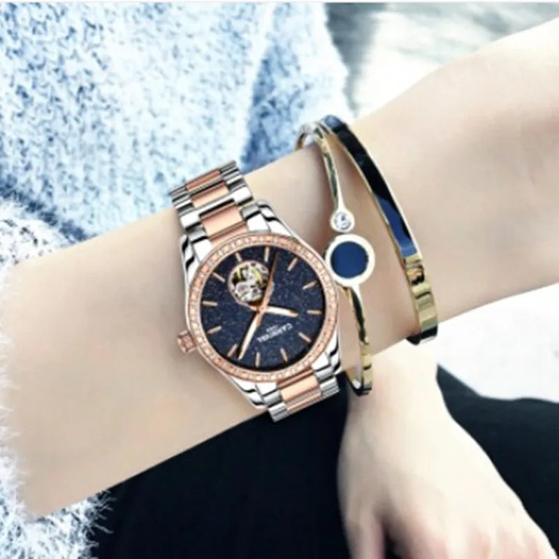 Carnival Fashion Luxury Women Watches Sapphire