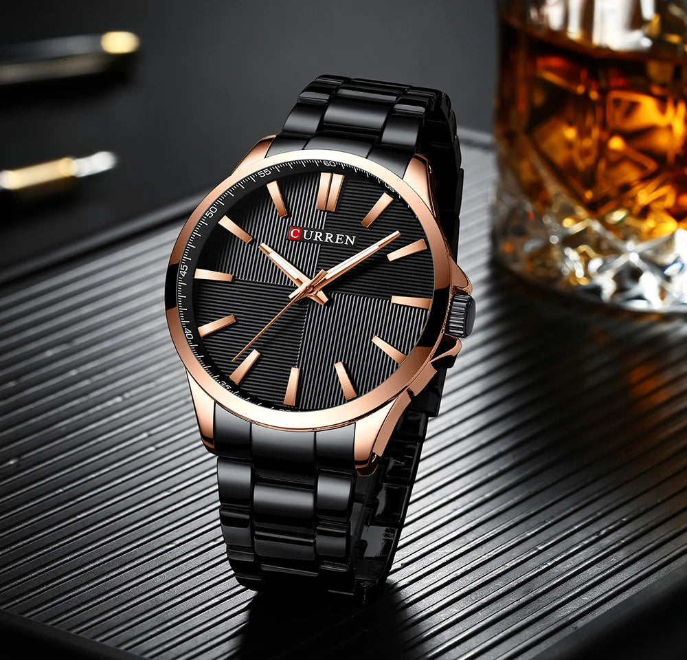 Men Watches Men's Quartz Wristwatches Male Clock .