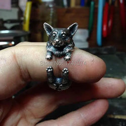 new trendy dog women rings jewelry