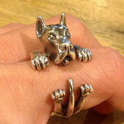 Ring free size Dog adjustable Handmade