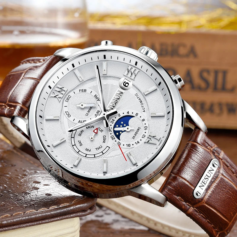 Switzerland Nesun Watch Men Luxury Brand Automatic.