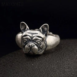 Sterling Silver Loyal Partners French Bulldog.