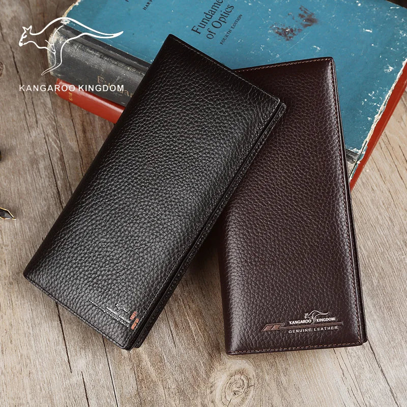 Kangaroo Kingdom Brand Men Wallets Long.