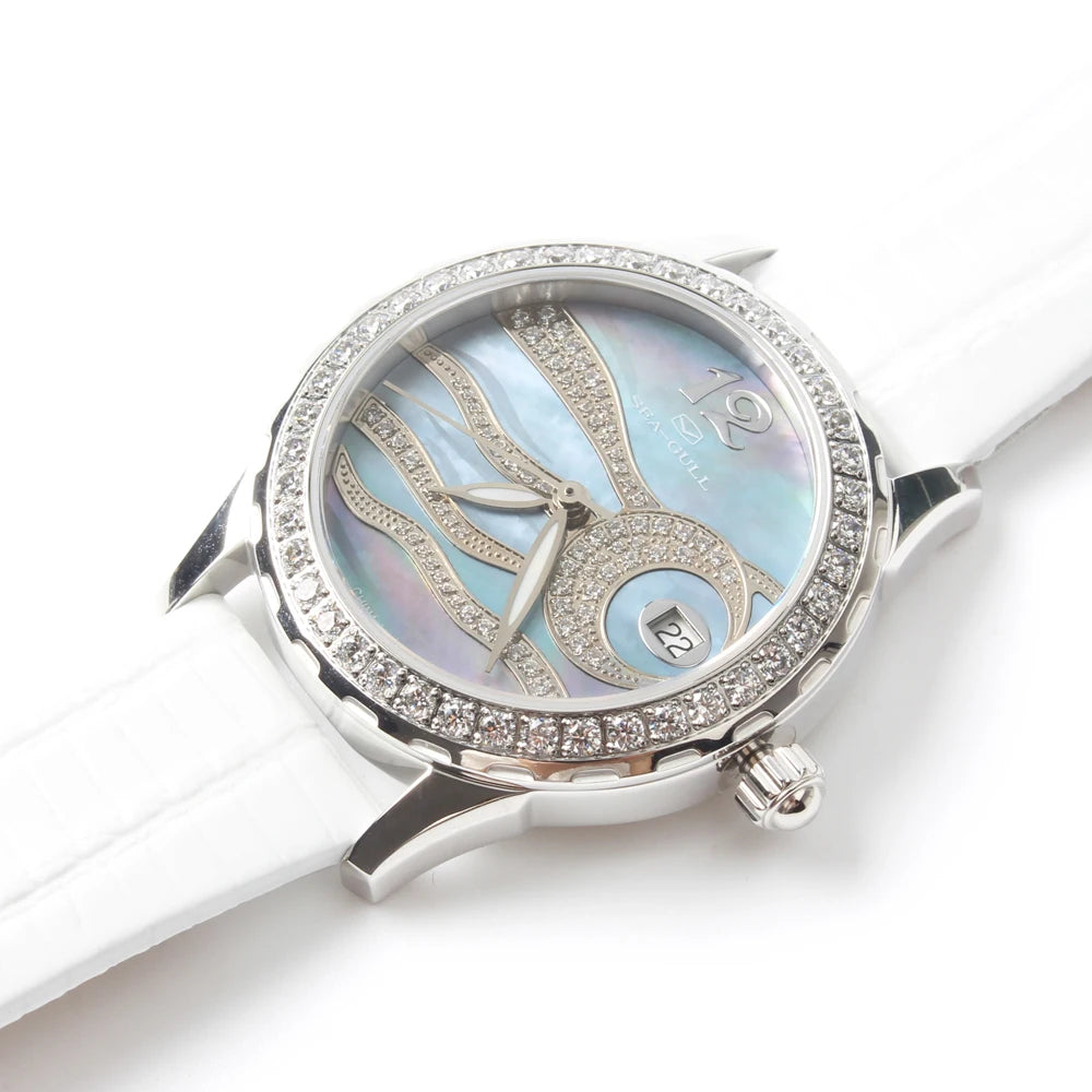 Seagull Bezel Mother of Pearl Dial