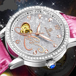 Star Crystal Diamond Female Clock Top Brand.