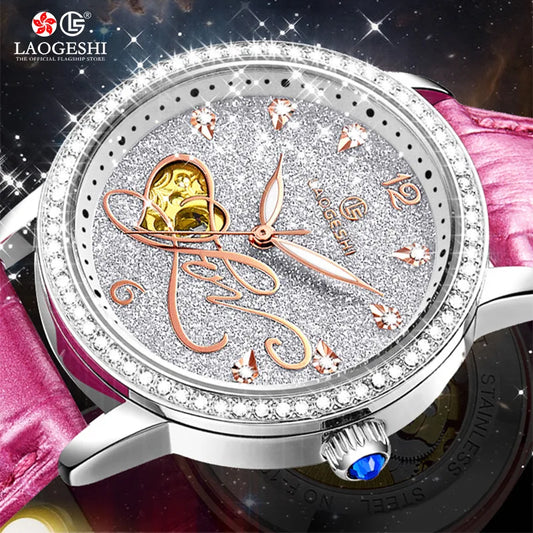 Star Crystal Diamond Female Clock Top Brand Luxury Fashion Waterproof Lady Watch Women's Mechanical Watches