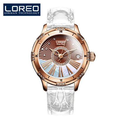 LOREO Luxury Women Watch Brand Sapphire Crystal.