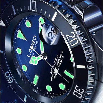 2019 LOREO 20bar Green Diving Watch.