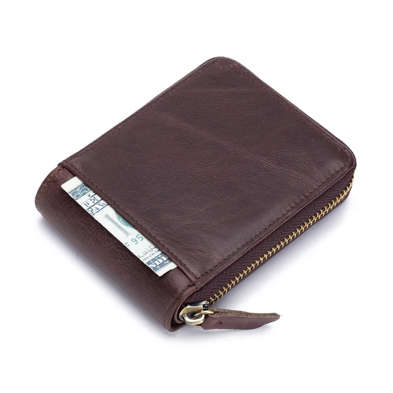 Brand Genuine Leather Men Wallets.