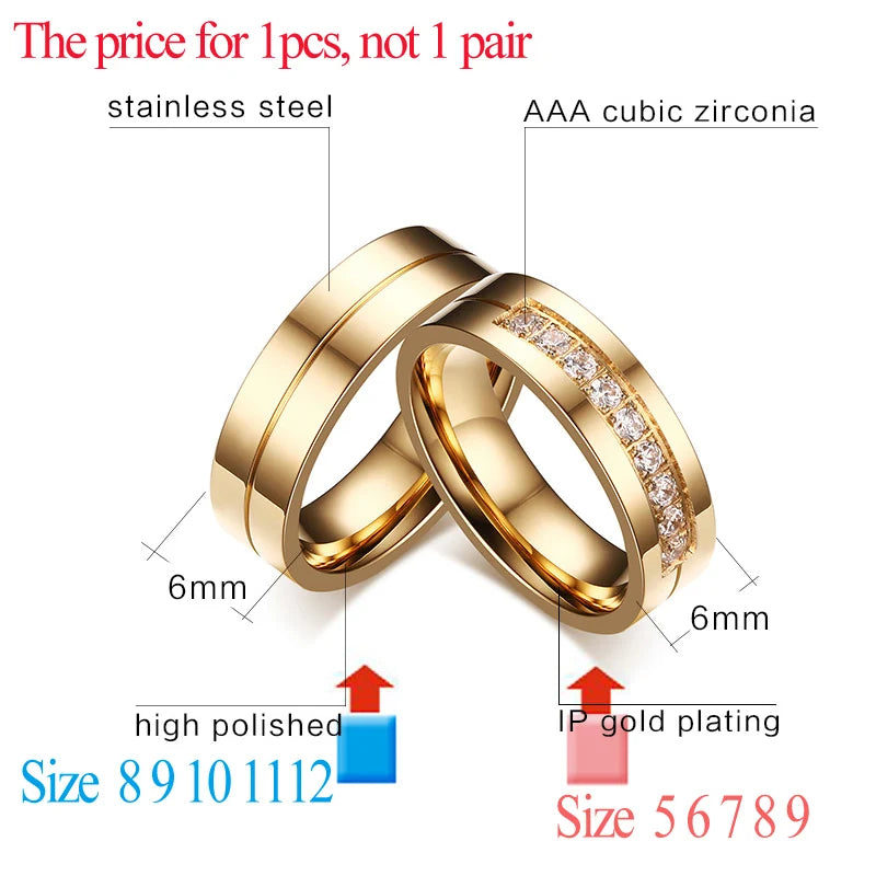 Stone Wedding Bands Rings for Women Men