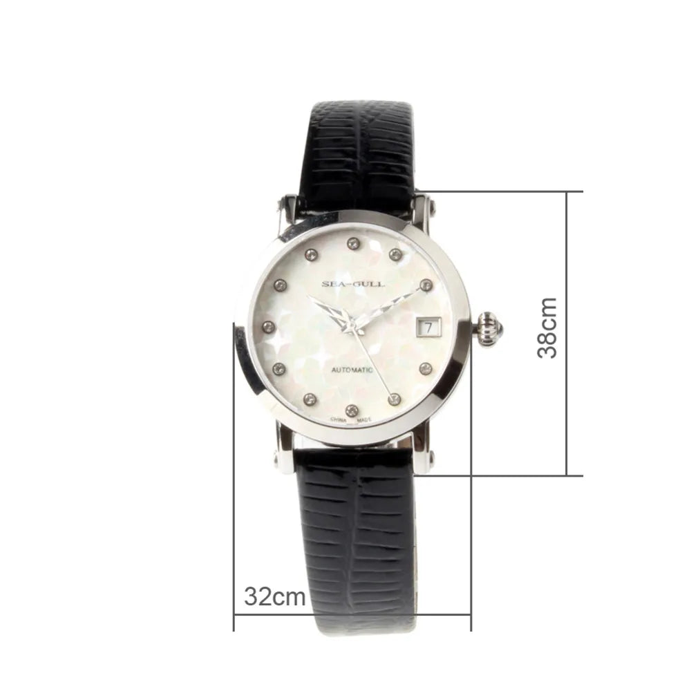 Seagull Mother of Pearl Dial Onion Crown Women