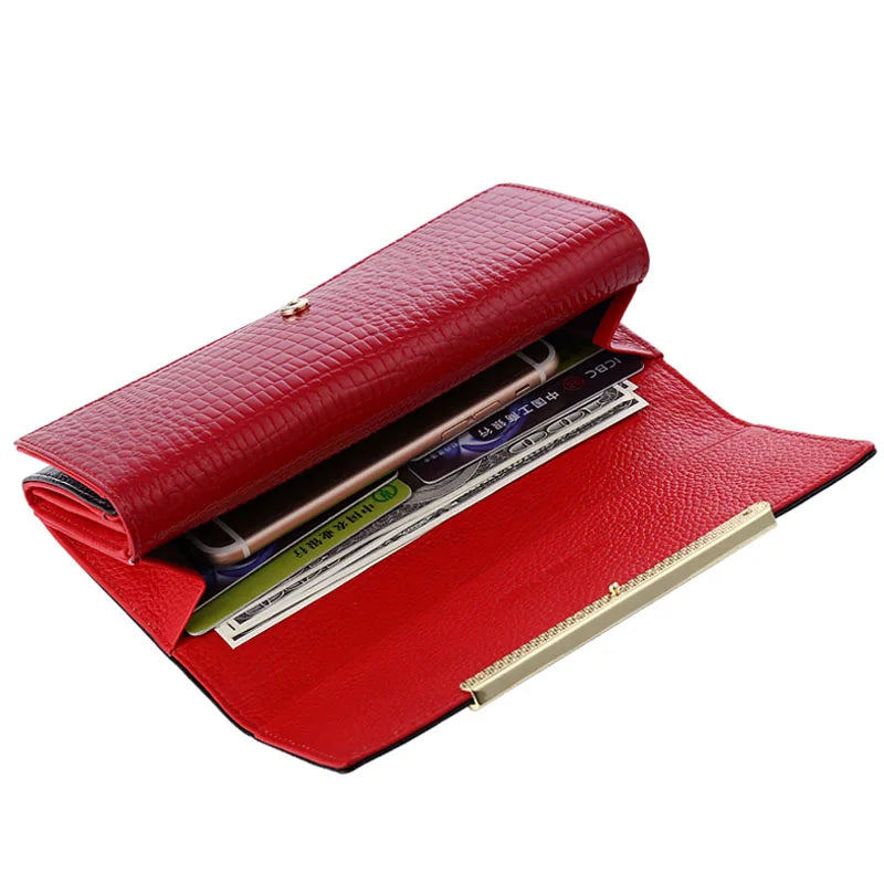 Luxury Women Wallets Patent Leather High Quality Designer Brand Wallet Lady Fashion Clutch Casual Women Purses Party