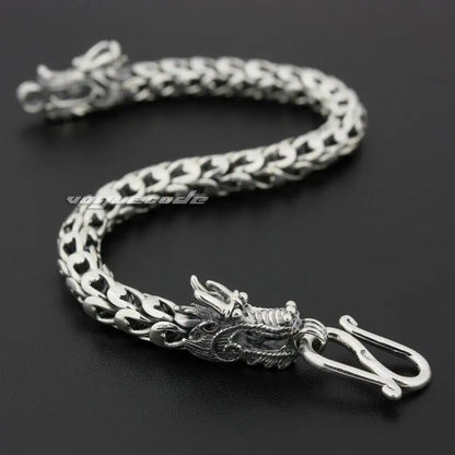 Two Lengths 925 Sterling Silver Handmade Dragon.