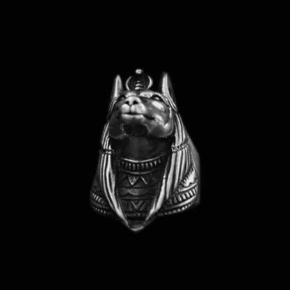 Egypt Mythology Death Anubis Stainless Ring.