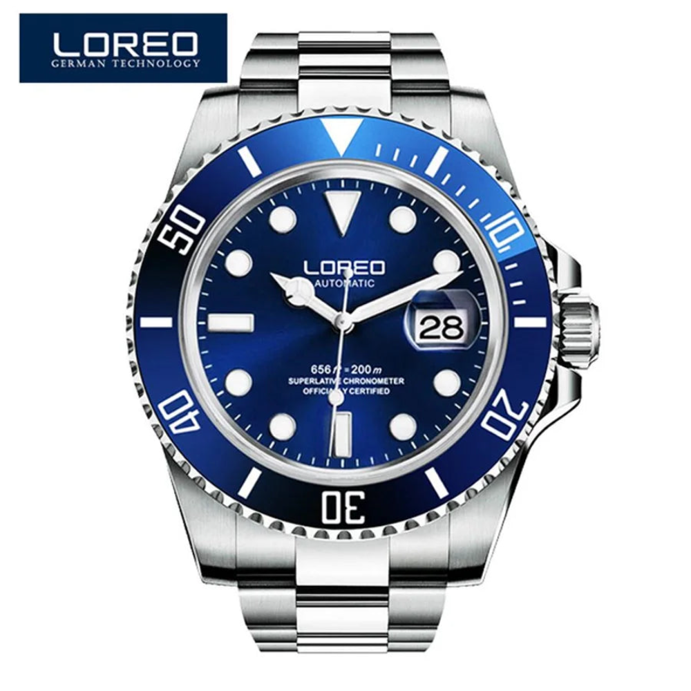 LOREO 20ATM Waterproof Automatic Watch.